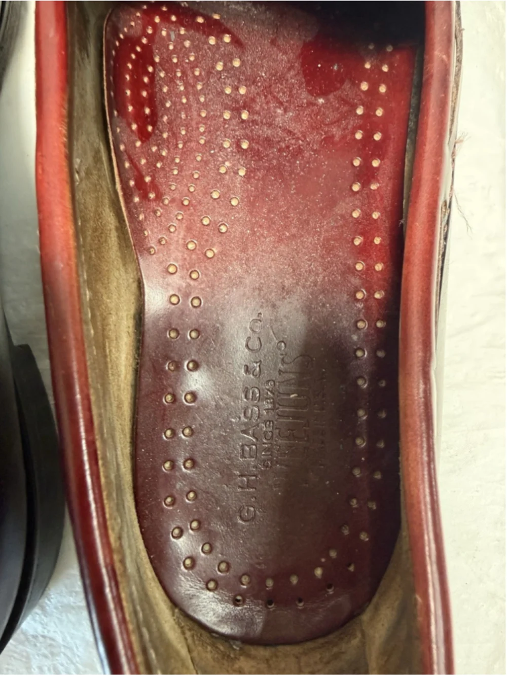 G.H. Bass & Co. Weejuns Logan Shoes Mens Size 9 M Leather Penny Loafers